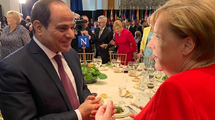 Egyptian President Abdel Fatah al Sisi took part in a dinner banquet held on Tuesday on the sidelines of the United Nation General Assembly.