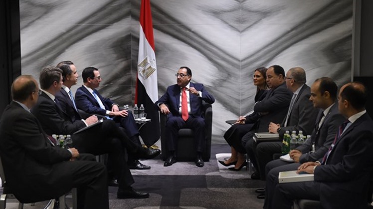 US Treasury Secretary Steven Mnuchin held a meeting on Wednesday with Egypt's Prime Minister Mostafa Madbouly in Washington, hailing growing cooperation between the US and Egypt, the Egyptian Cabinet said in a statement.