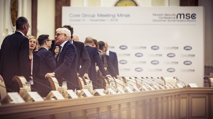 The Egyptian General Intelligence Service (GIS) hosted on Sunday a round table meeting on the sidelines of Munich Security Conference (MSC)’s Core Group Meetings held in Cairo on October 27, 28.