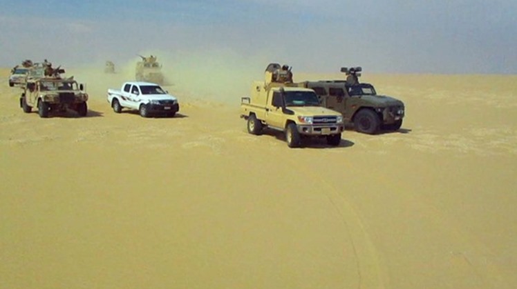 Six terrorists were killed by Egyptian security forces in Abu Shilla city, North Sinai, said the Egyptian Ministry of Interior in a statement on Monday.
