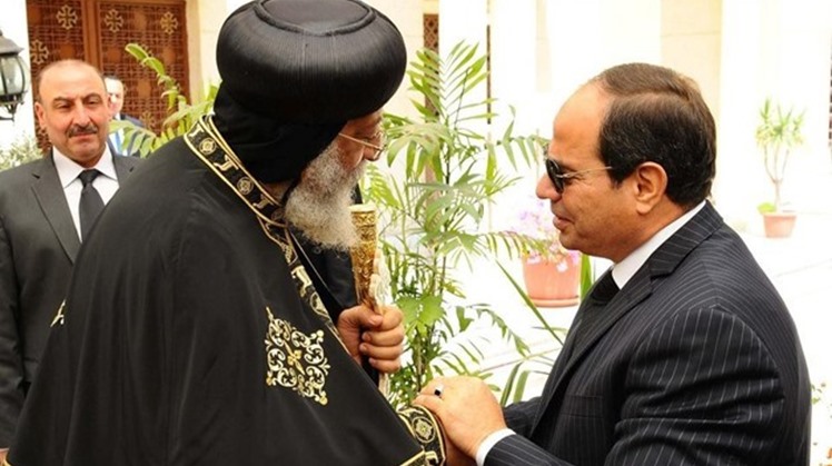 Pope Tawadros II of Alexandria and Patriarch of Saint Marks Diocese on Saturday thanked President Abdel Fattah El Sisi for his greetings on the occasion of Easter.
