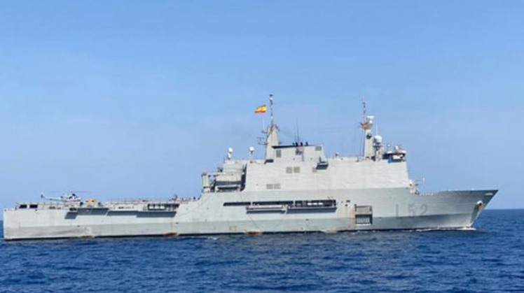 Egyptian, Spanish naval forces hold joint drills in Red Sea