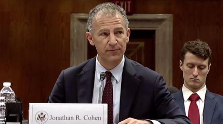 U.S. Ambassador to Cairo Jonathan Cohen delivered a speech on Tuesday in an AmCham forum on 2021 speculations on both countries' partnership.