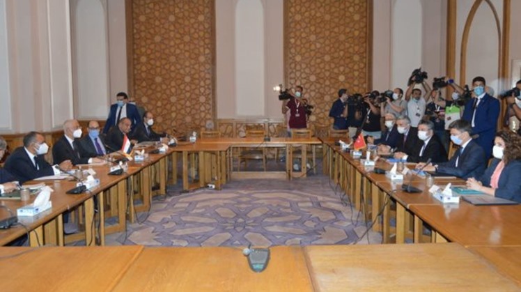 Egypt and Turkey began on Wednesday two-day political talks held in Cairo after years of a strained relationship between the two countries.
