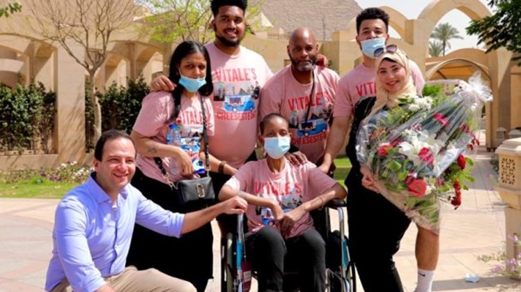  The U.S. embassy in Cairo offered thanks to The Coordination’s Committee of Party’s Youth Leaders and Politicians (CPYP) , and everyone else who played a part in achieving Mrs. Gloria Walker dream of visiting the Pyramids of Giza.
