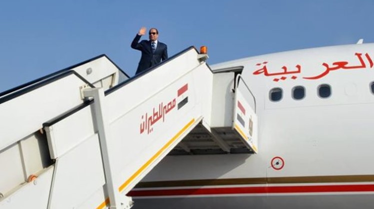 Egypt's Sisi arrives in Cairo after participating in Visegrad Group summit in Budapest