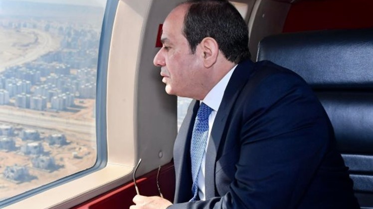 Egypt's Sisi inspects construction projects underway in New Capital