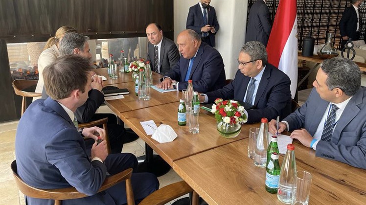 Shoukry meets Blinken on the sidelines of Negev summit in Israel
