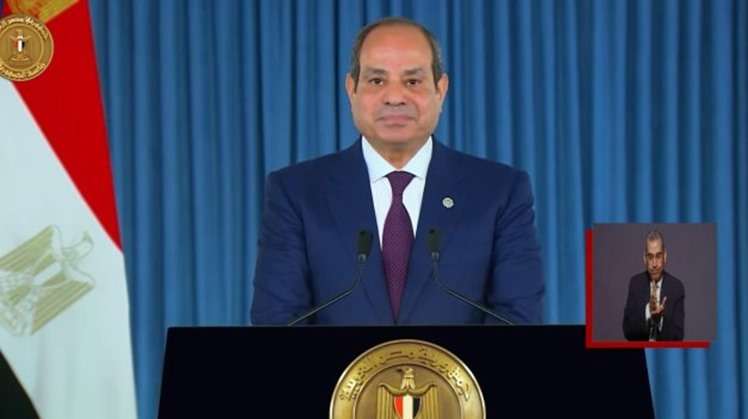 President Abdel Fattah al Sisi in a speech marking the 12th anniversary of June 30 Revolution 