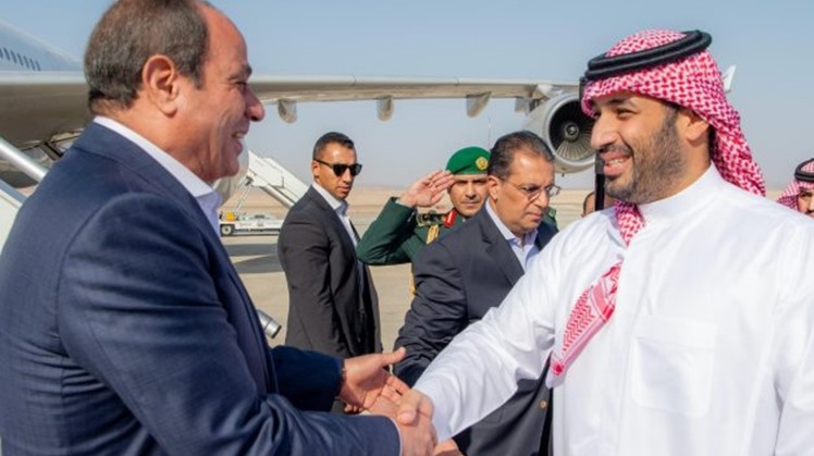 Egypt’s President Abdel Fattah El Sisi met, on Thursday, with Saudi Arabian Crown Prince and Prime Minister Mohammed bin Salman (MBS) in Neom, Saudi Arabia.