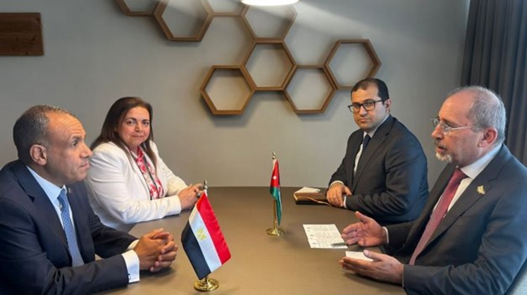 Egyptian Minister of Foreign Affairs, Badr Abdelaty, held a meeting with his Jordanian counterpart Ayman Safadi on the sidelines of the Bled Strategic Forum.