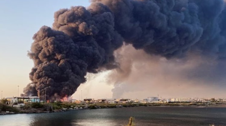 File- Explosions heard in Sudanese city of Port Sudan - REUTERS