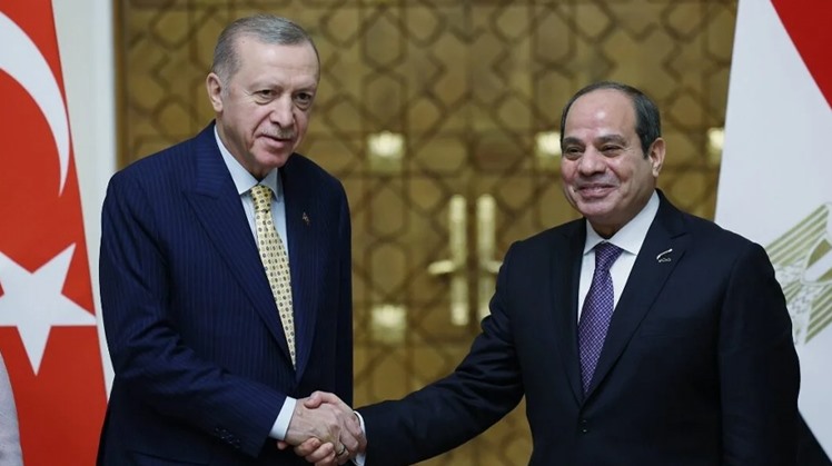 President Abdel Fattah El-Sisi and his Turkish counterpart Recep Tayyip Erdoğan