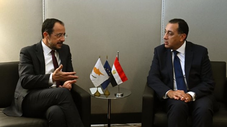 Prime Minister Mostafa Madbouly met with Cypriot President Nikos Christodoulides on the sidelines of the 80th session of the United Nations General Assembly (UNGA). 