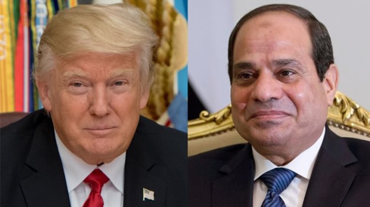 Egypt's President Abdel Fattah El-Sisi held a phone call with United States (US) President Donald Trump