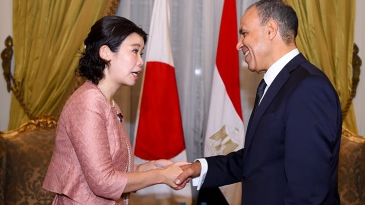 Egyptian Foreign Minister Badr Abdelatty received Ms. KUNIMITSU Aya, the special envoy of the Japanese Prime Minister TAKAICHI Sanae