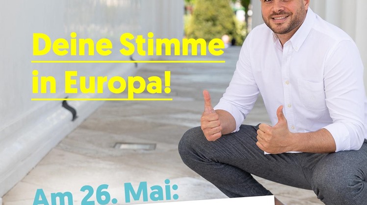 Maysara Soliman, an Egyptian living in Austria, and is running for the European Parliament Elections
