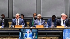 Egyptian President Abdel Fattah al-Sisi on Saturday urged the member states of the African Union to join the African Peer-Review Mechanism (APRM) - Courtesy of the Presidency
