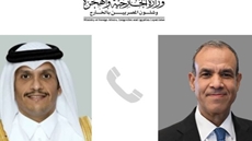 Egypt’s Minister of Foreign Affairs Badr Abdelatty held a phone call with Qatari Prime Minister and Minister of Foreign Affairs Sheikh Mohammed bin Abdulrahman Al Thani 