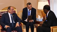 President Sisi met with Teodoro Obiang Nguema, President of Equatorial Guinea on the sidelines of the 7th MYCM