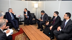  Minister of Foreign Affairs Badr Abdelatty held talks with the Italian Deputy Prime Minister and Minister of Foreign Affairs Antonio Tajani on the sidelines of the United Nations General Assembly (UNGA) in New York.
