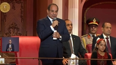 President Abdel Fattah El-Sisi attended the “Nation of Peace” celebration on Saturday